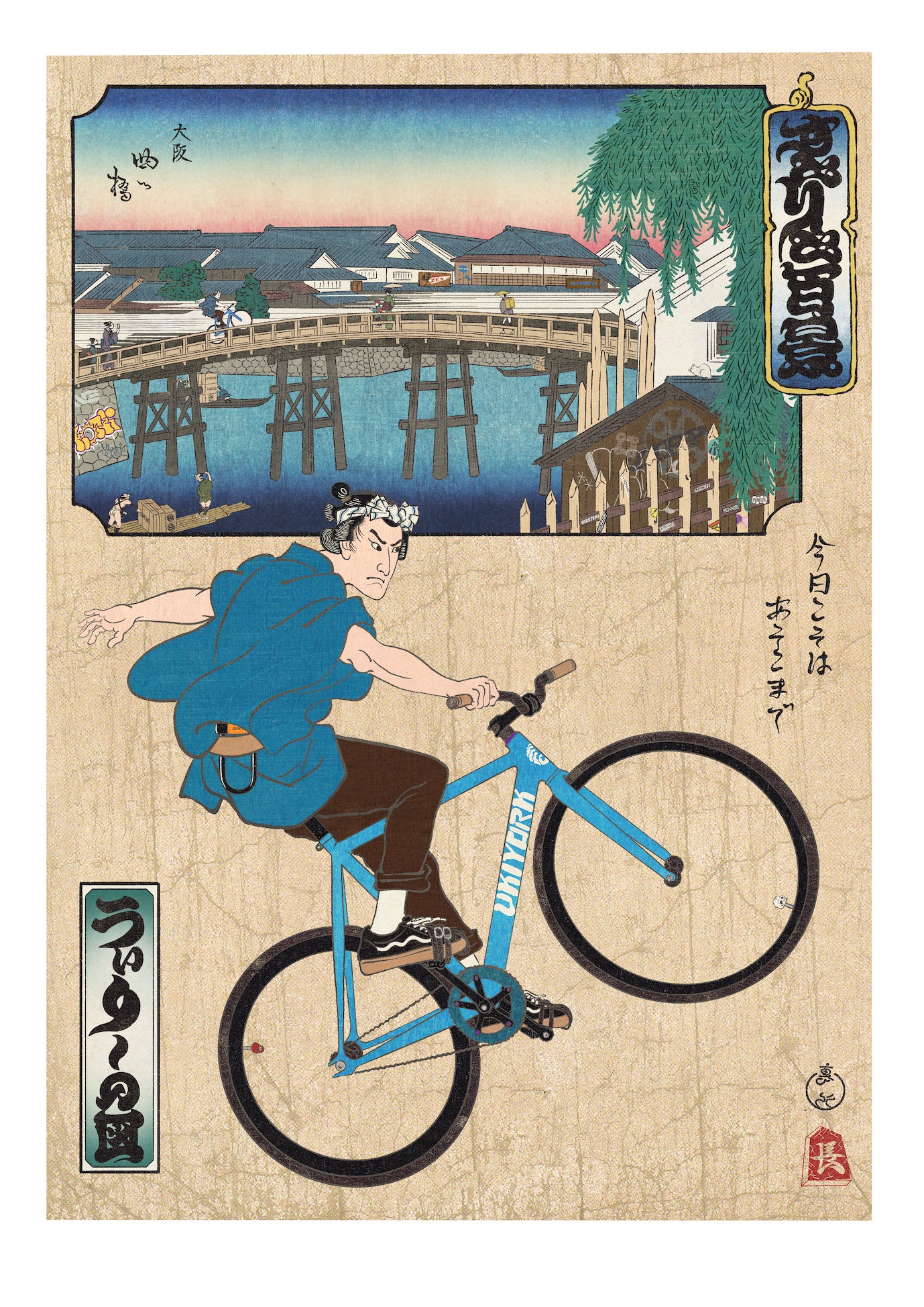 100 Views of Skate 'Osaka Yotsubashi' ☆Limited Collection