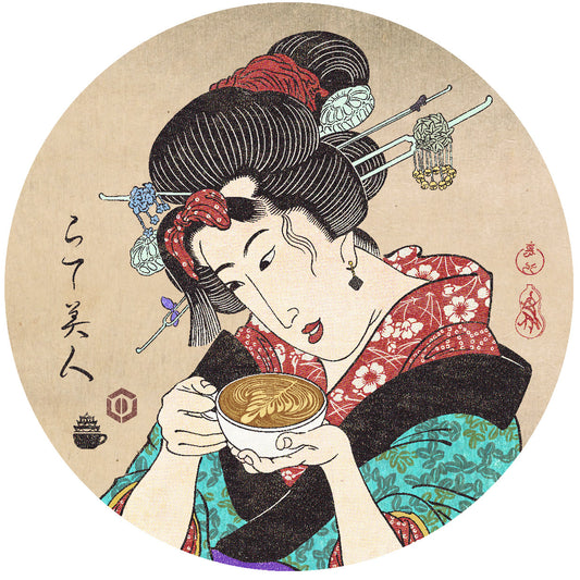 Bijin-ga 'Latte girl' ☆Limited Collection
